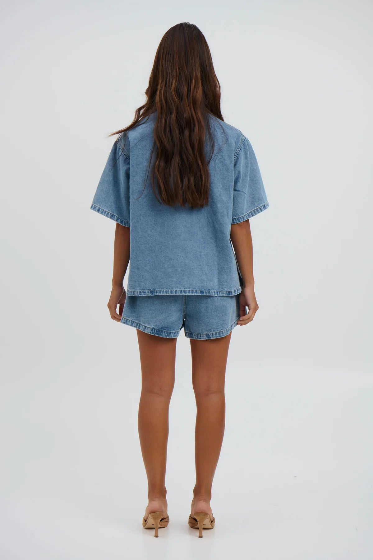 Gaby's Denim Set Light Blue