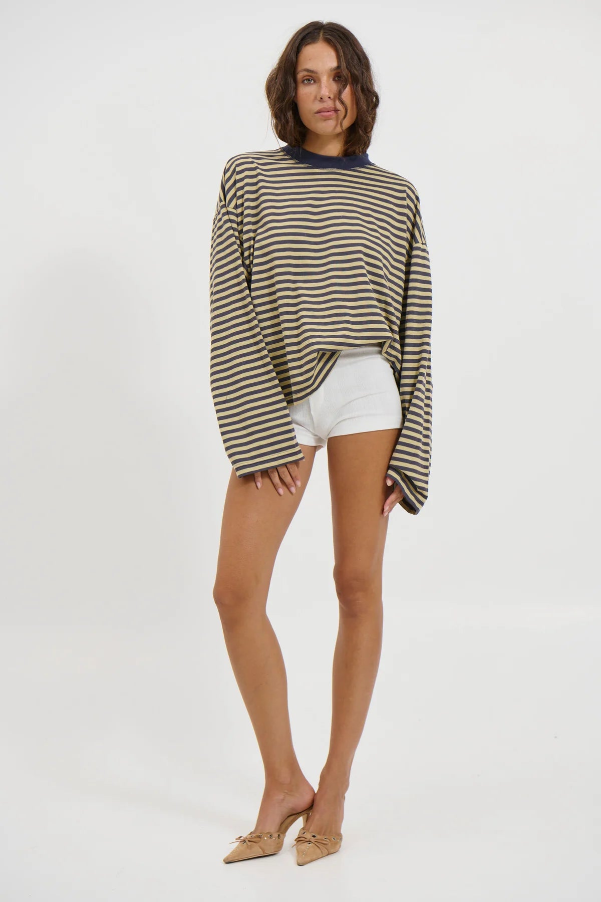 A righe beige