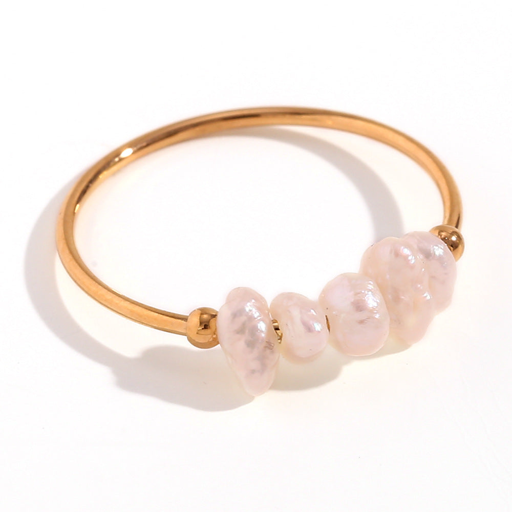 Lila Pearl Ring