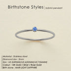 Dahlia Birthstone Ring