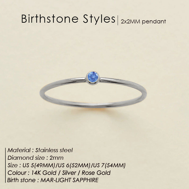 Dahlia Birthstone Ring