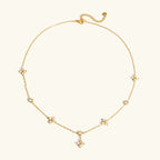 Meadow Diamond Clover Necklace