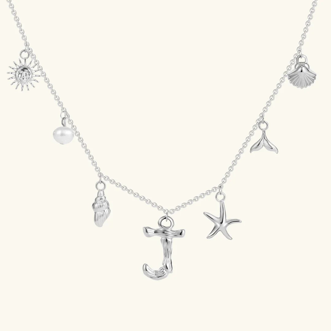 Cove Ocean Initial Necklace