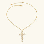 Adaline Diamond Cross Necklace