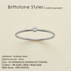 Dahlia Birthstone Ring