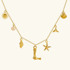 Cove Ocean Initial Necklace