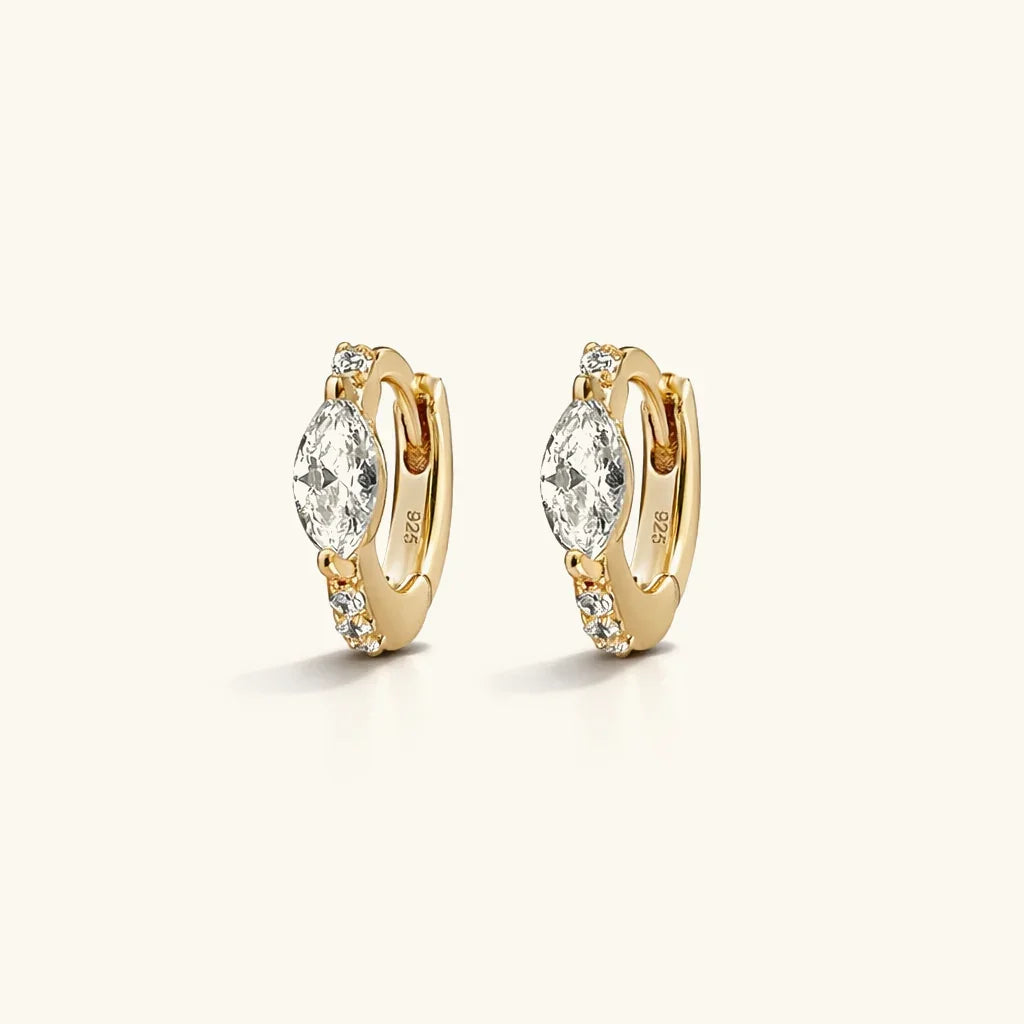Nerezza Mini Diamond Hoops