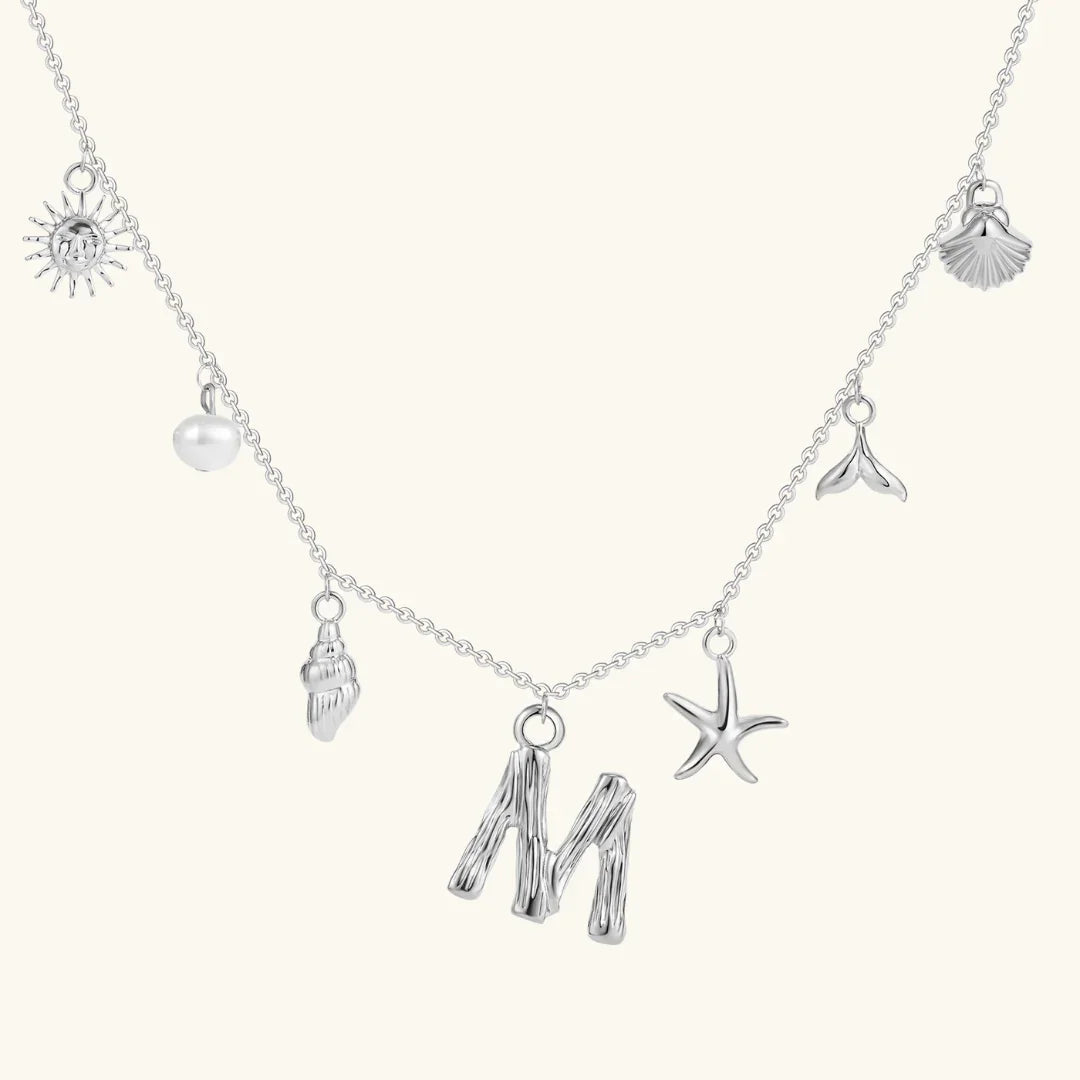 Cove Ocean Initial Necklace