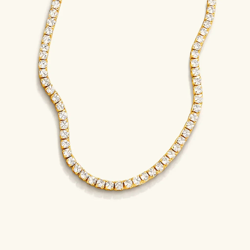 Nerissa Diamond Tennis Necklace
