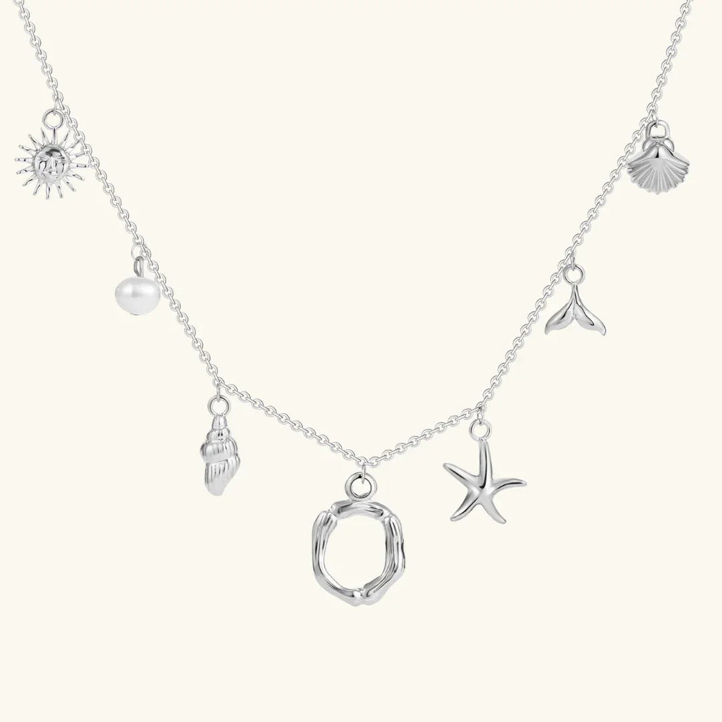 Cove Ocean Initial Necklace