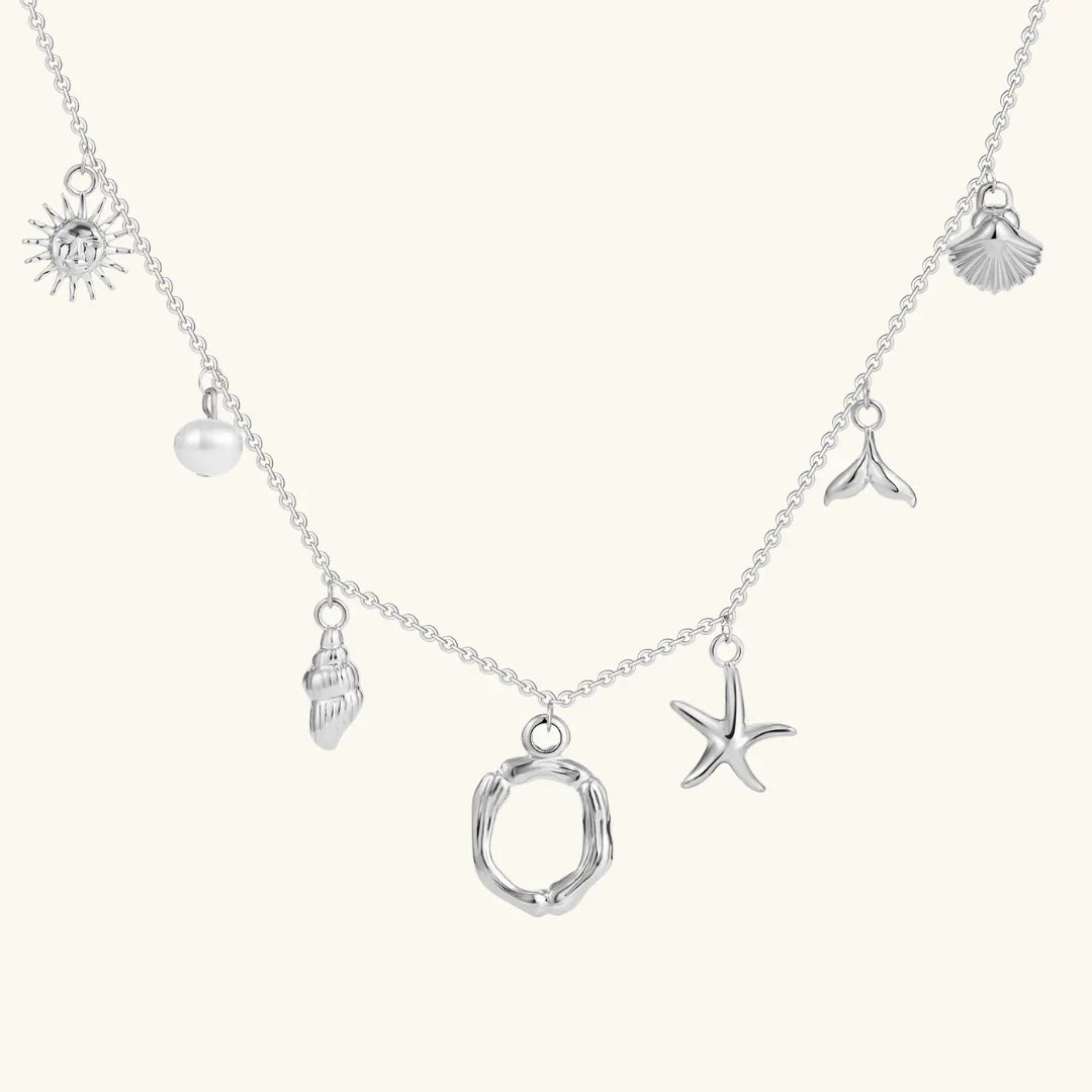 Cove Ocean Initial Necklace