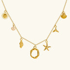 Cove Ocean Initial Necklace