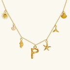 Cove Ocean Initial Necklace