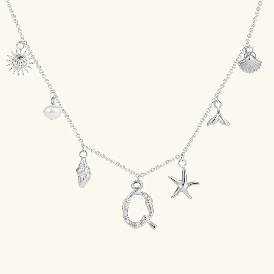 Cove Ocean Initial Necklace