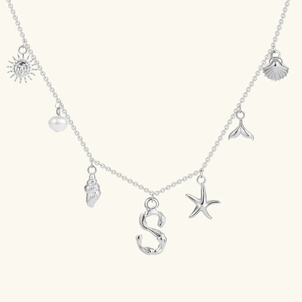 Cove Ocean Initial Necklace