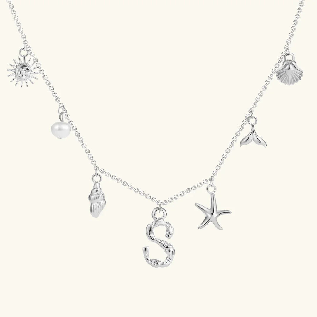 Cove Ocean Initial Necklace