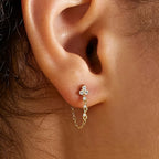 Milena Diamond Chain Studs
