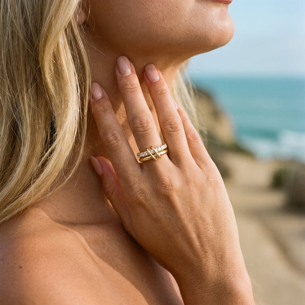 Jehanne Stacked Diamond Ring