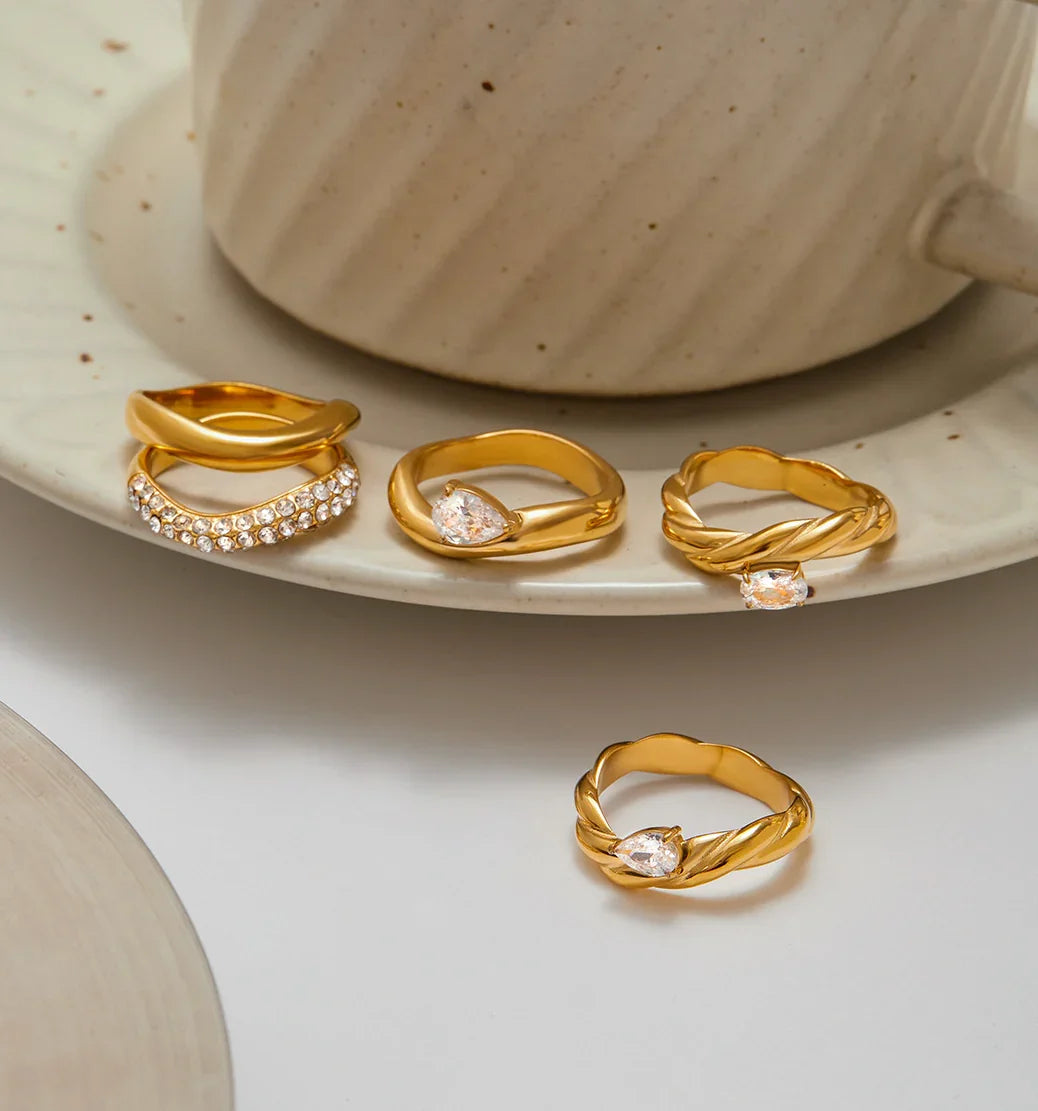 Solene Ring Stack Collection