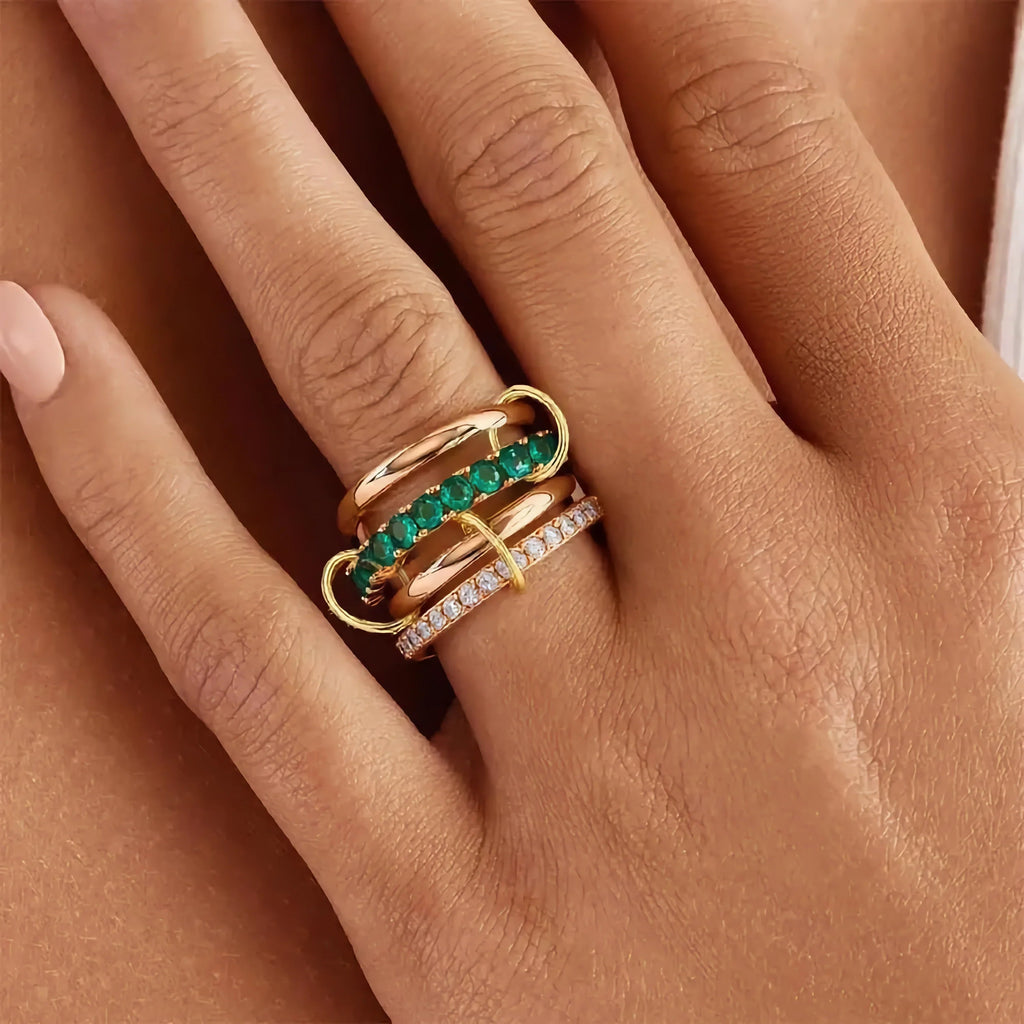 Ginevra Stacked Diamond Ring
