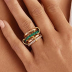 Ginevra Stacked Diamond Ring