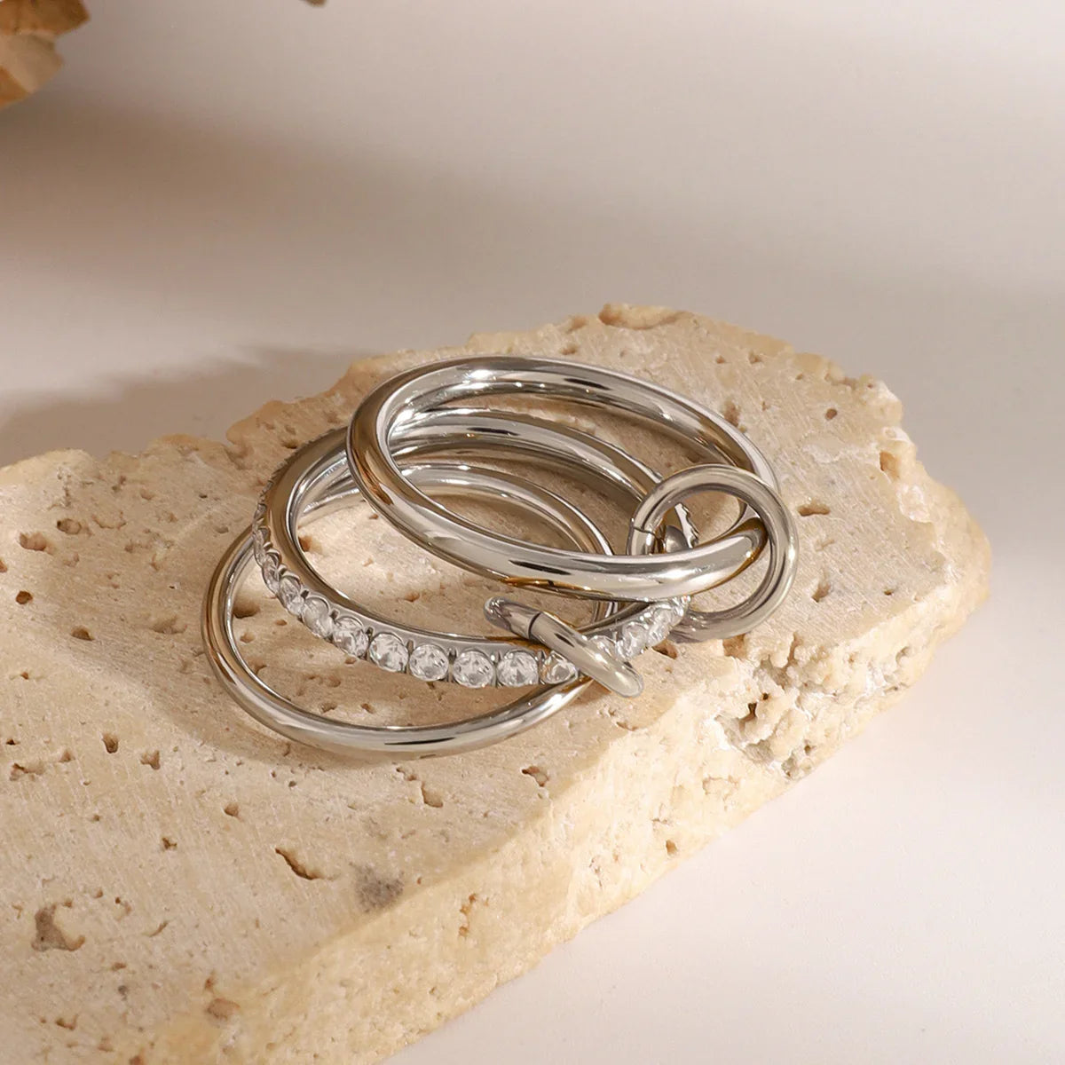 Ottoline Diamond Ring Stack
