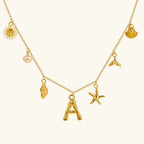 Cove Ocean Initial Necklace