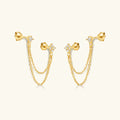 Elowyn Diamond Chain Studs