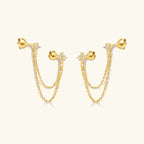 Elowyn Diamond Chain Studs