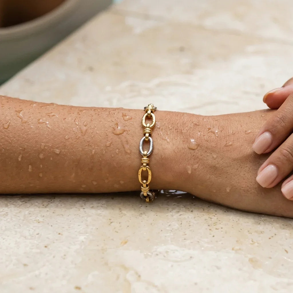 Zerlina Two Tone Bracelet