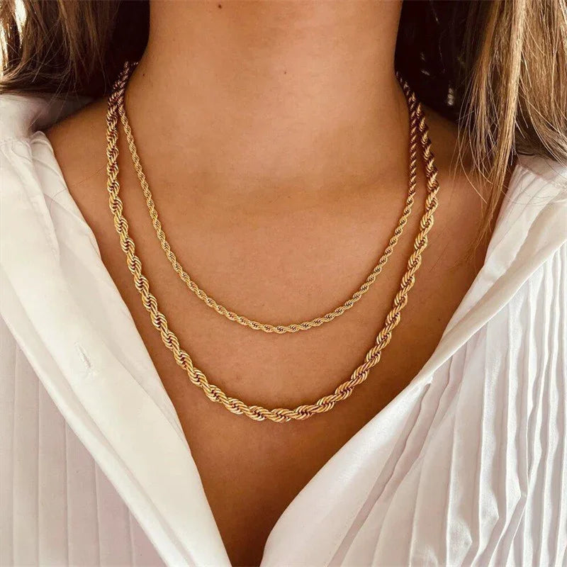 Seraphina Rope Chain Necklace