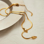 Selwyn Gold Serpentine Pendant