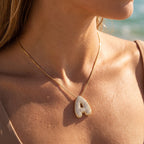 Mabelle Bubble Initial Necklace