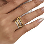 Sienna Two-Tone Stacked Ring
