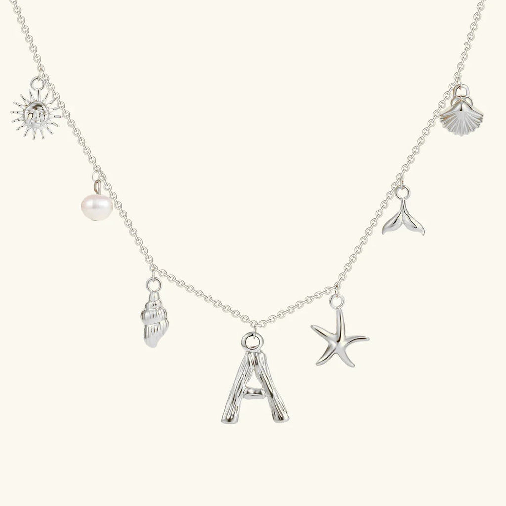 Cove Ocean Initial Necklace
