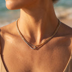 Katriel Two Tone Necklace