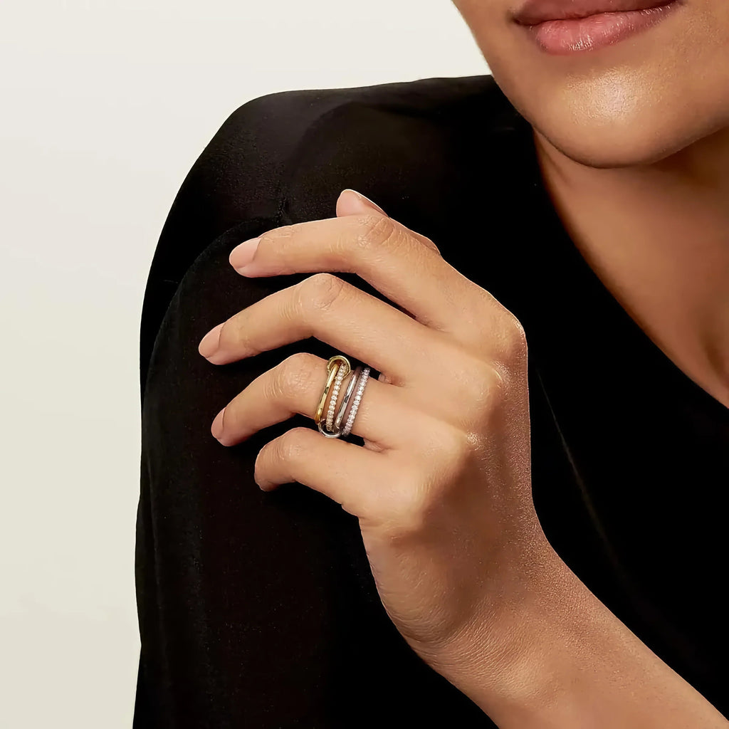 Nova Stacked Diamond Ring