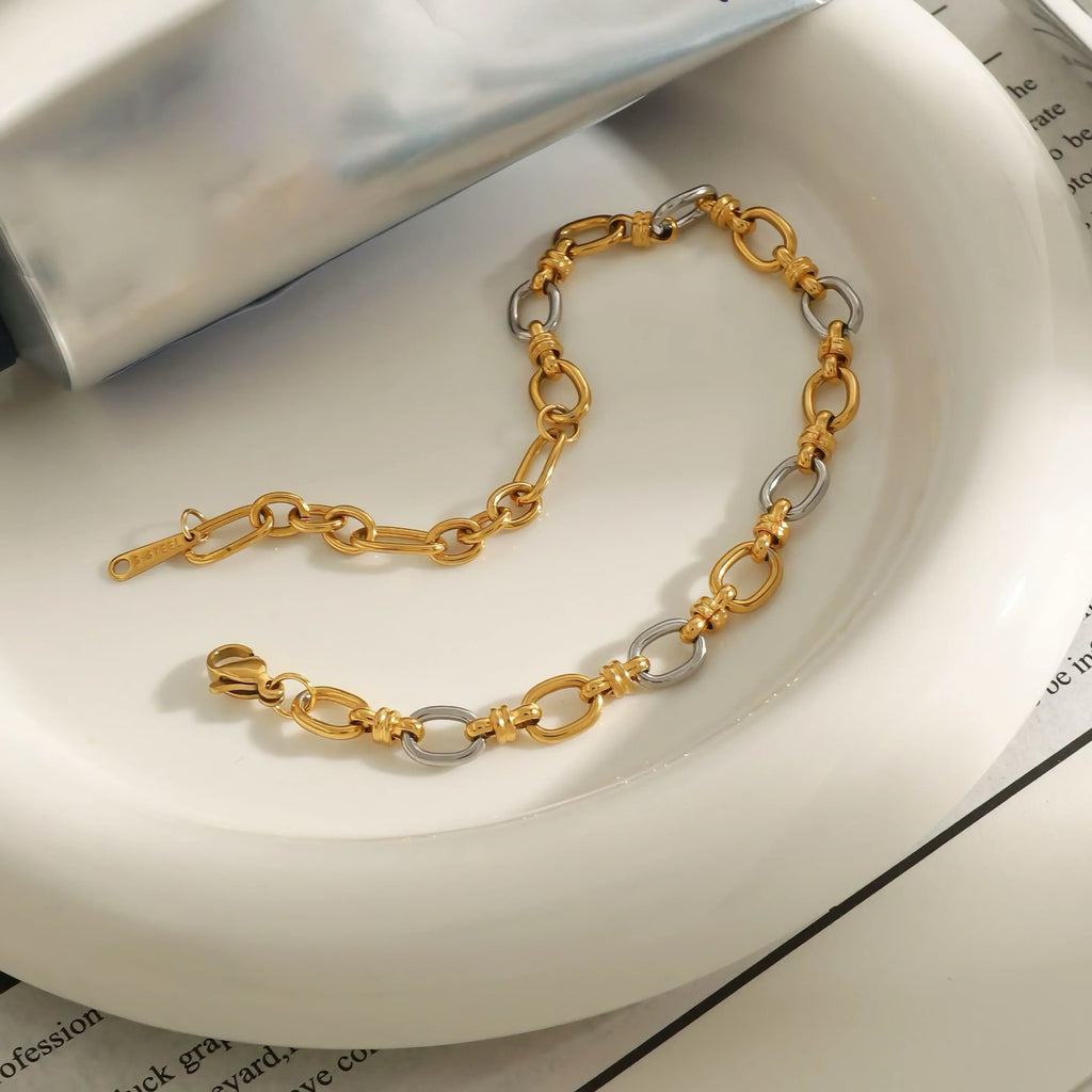 Zerlina Two Tone Bracelet