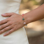 Philomena Floral Gold Bracelet
