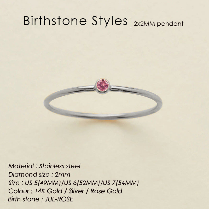 Dahlia Birthstone Ring