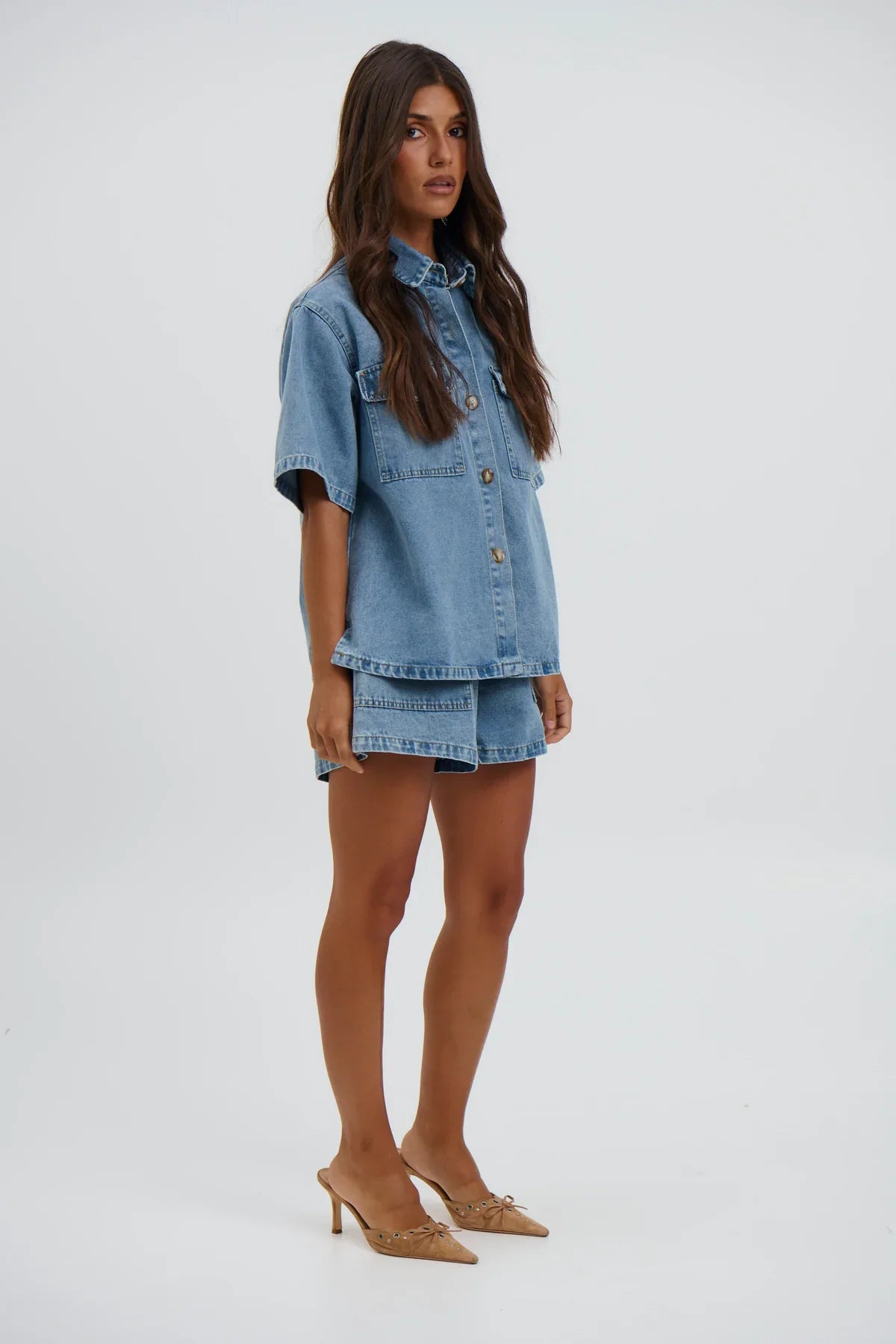 Completo in denim di Gaby azzurro