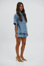 Gaby's Denim Set Light Blue