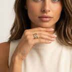 Jessamine Stacked Diamond Ring