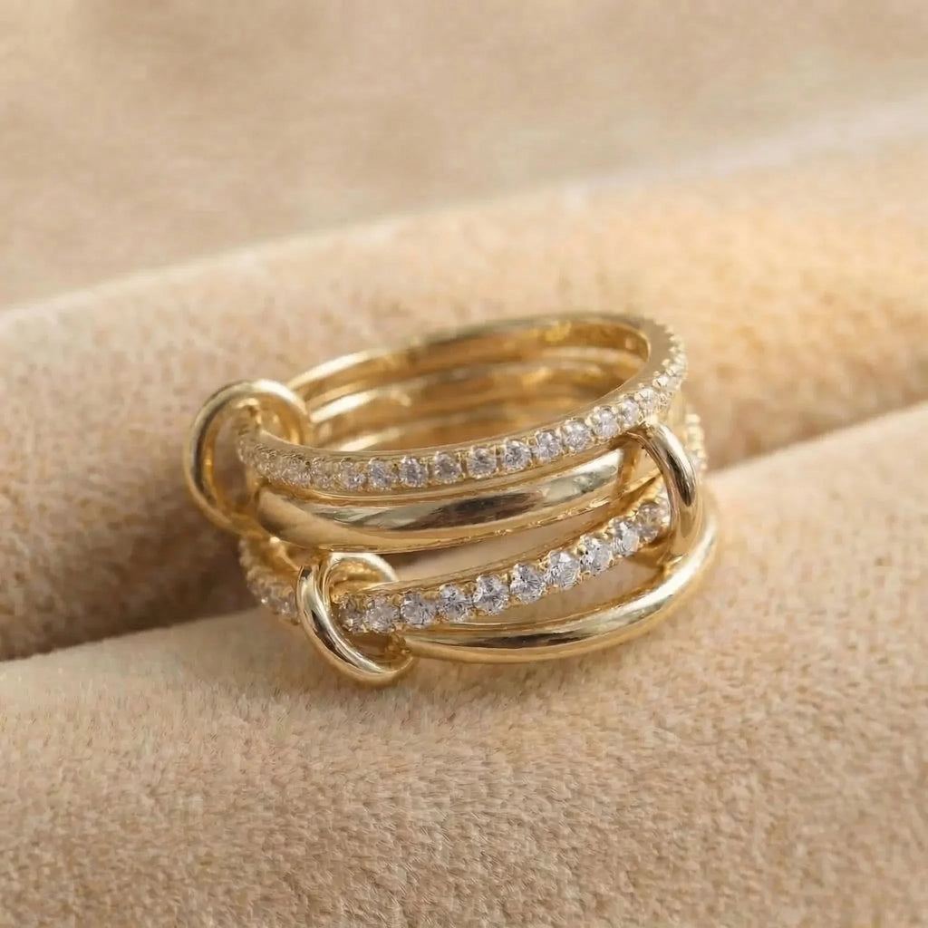Emmeline Stacked Diamond Ring