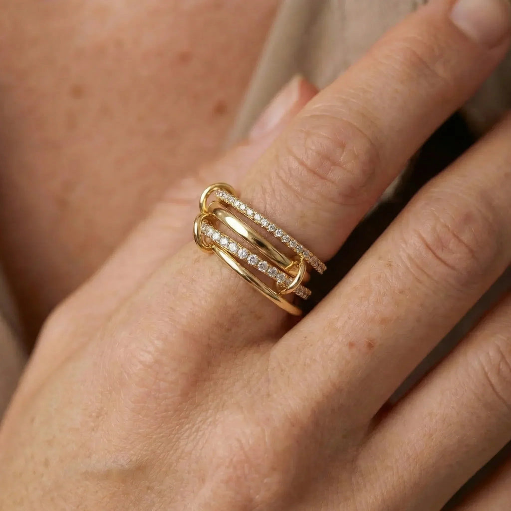 Emmeline Stacked Diamond Ring