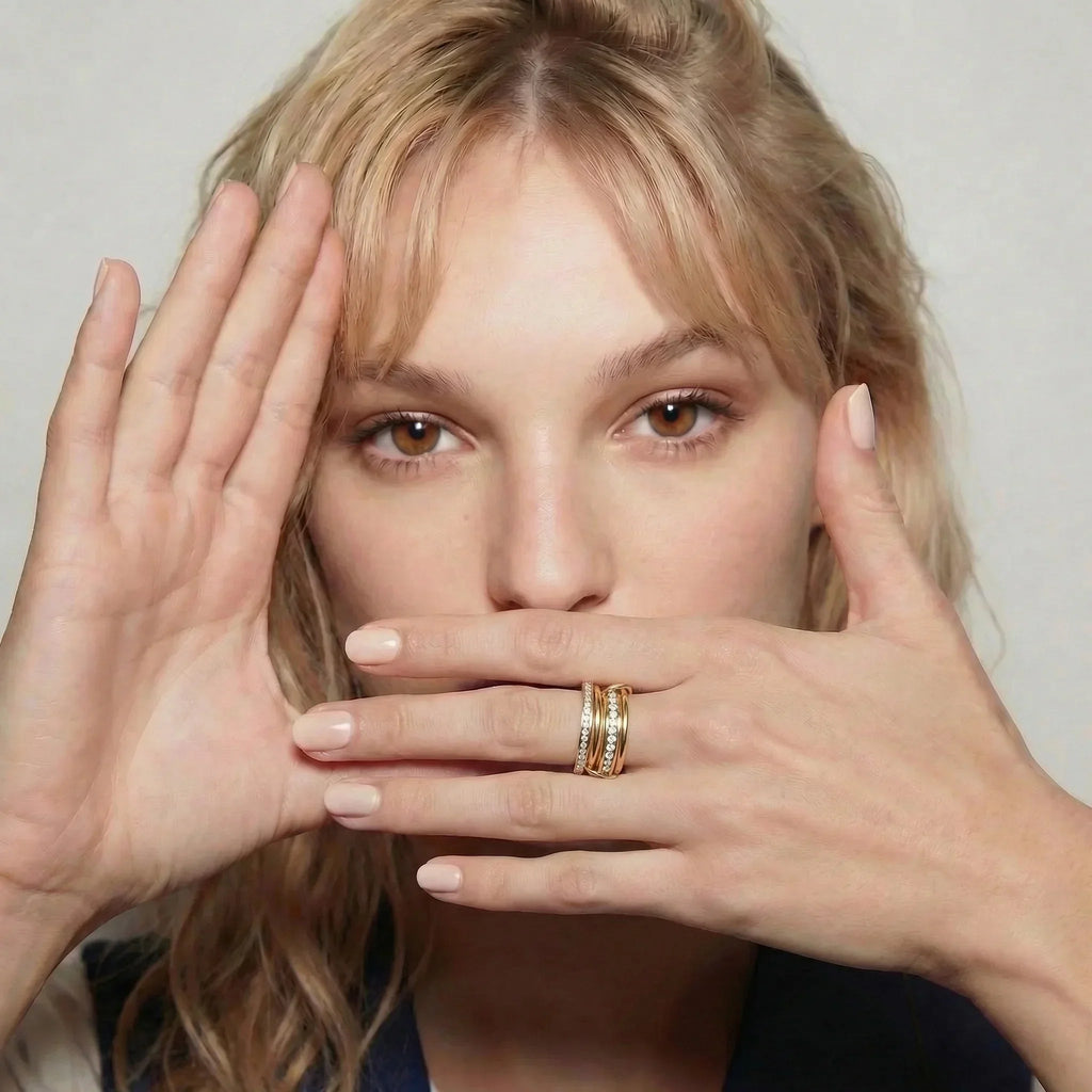 Ophelia Stacked Diamond Ring