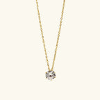Elina Solitaire Necklace