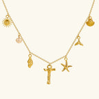 Cove Ocean Initial Necklace