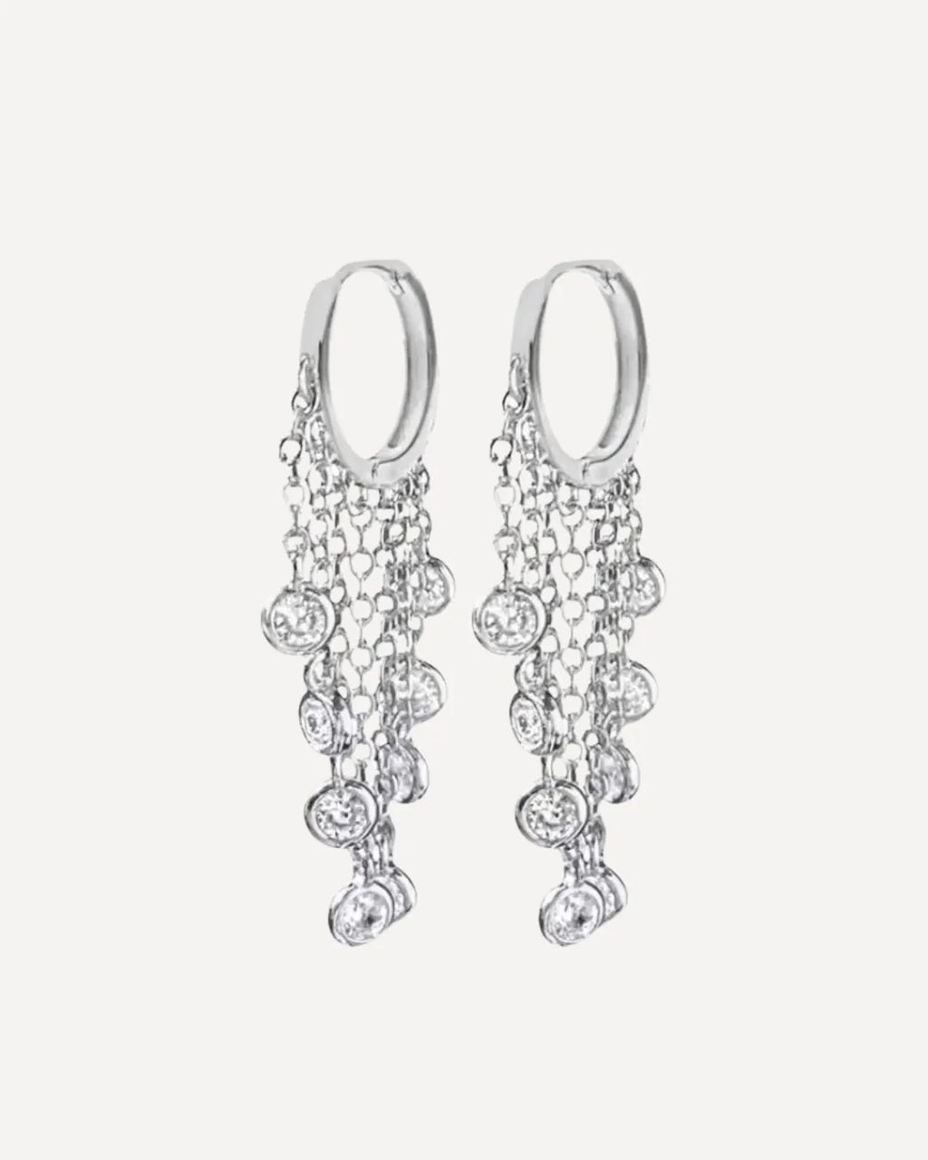 Diamant Chain Hoops