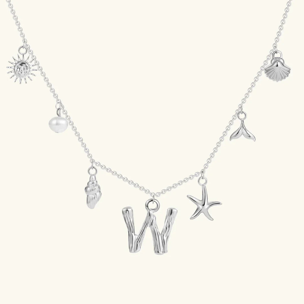 Cove Ocean Initial Necklace